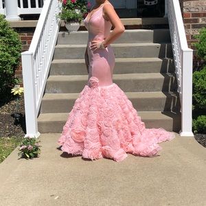 Pink Sherri Hill prom dress